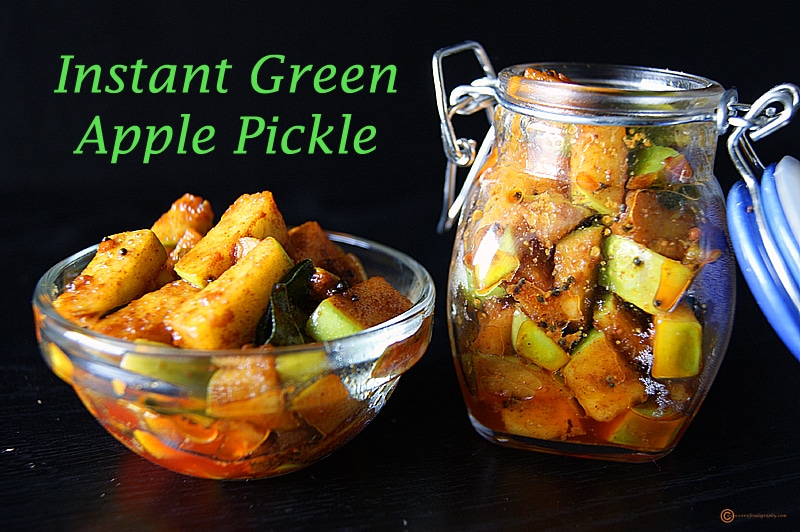 instant green apple pickle