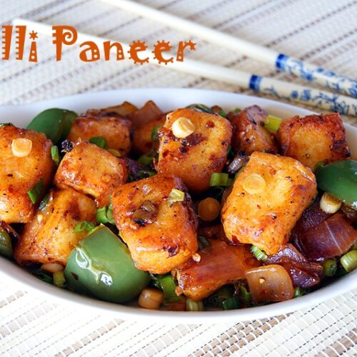 Chilli Paneer | Easy Indo Chinese Appetizer Recipe