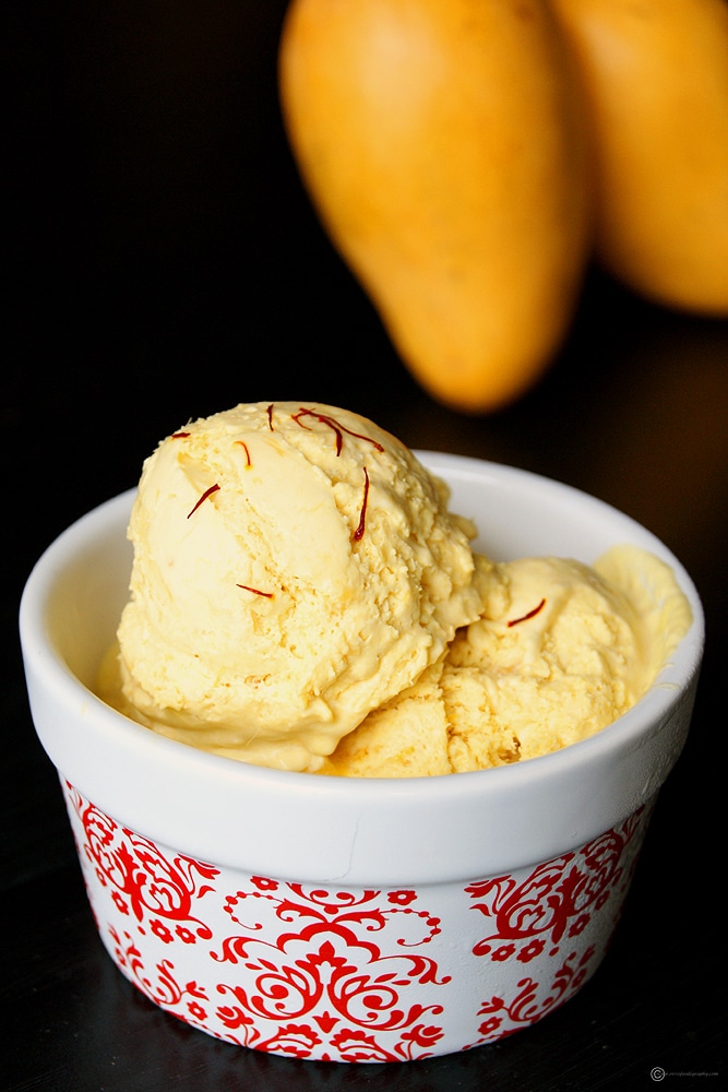 kesar mango ice cream
