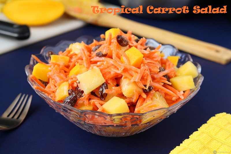 tropical carrot salad