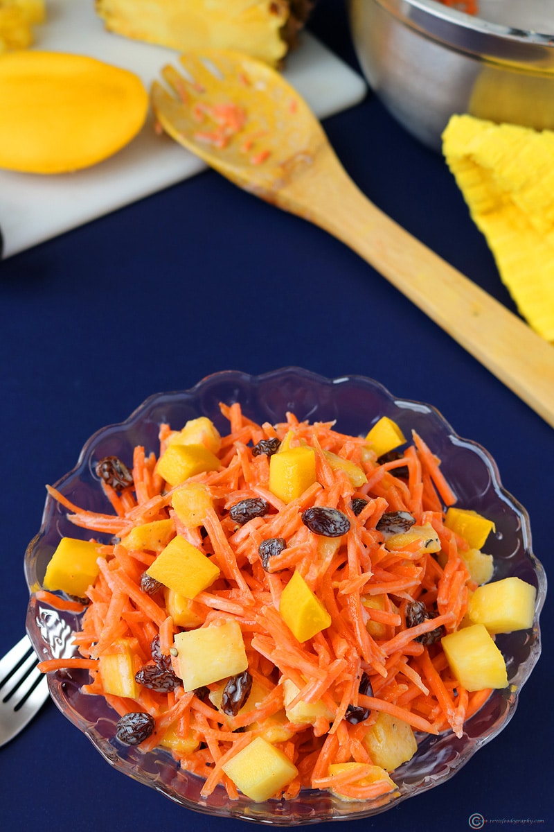 tropical carrot salad