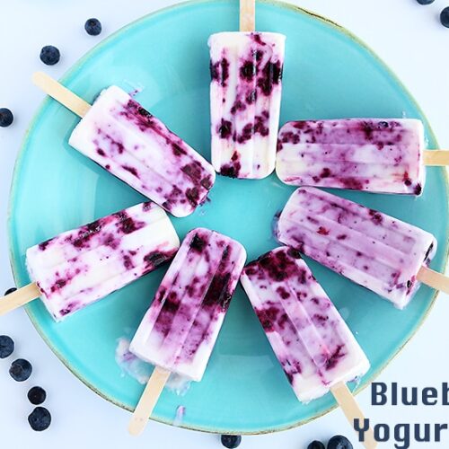 bluebery yogurt pop