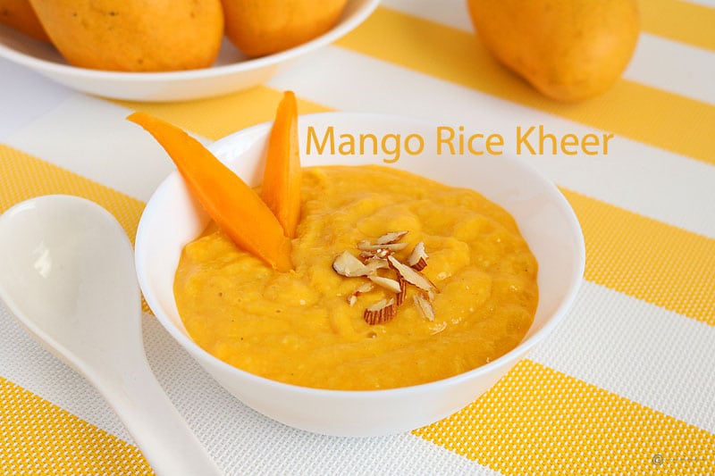 mango rice kheer