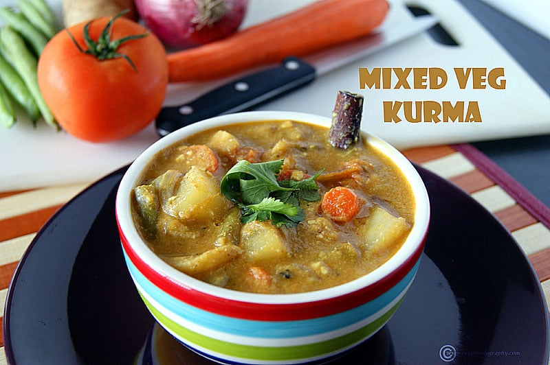mixed vegetable kurma