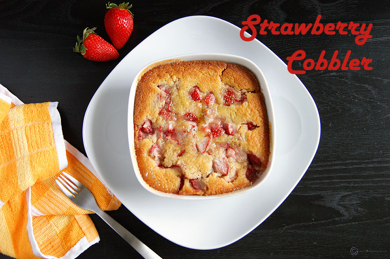 strawberry cobbler